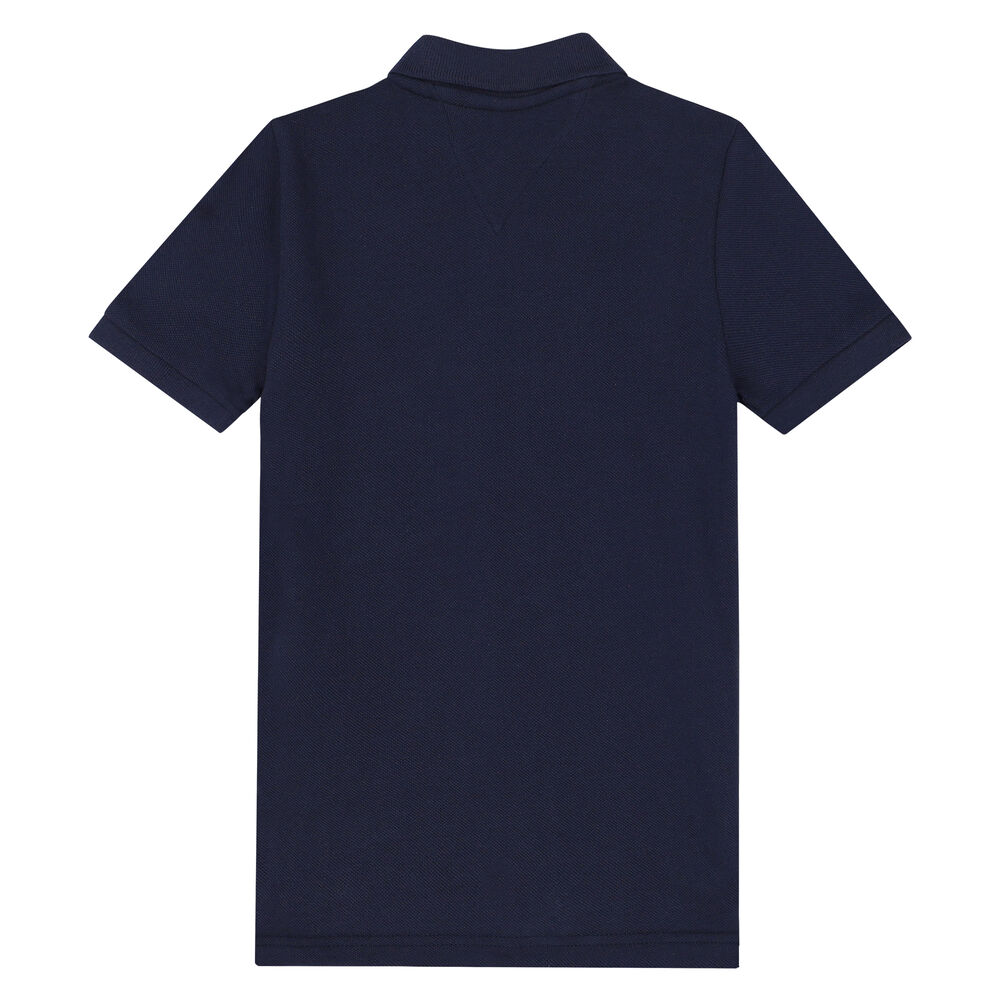 Tommy Hilfiger Boys Navy, White & Red Polo Shirt | Junior Couture USA