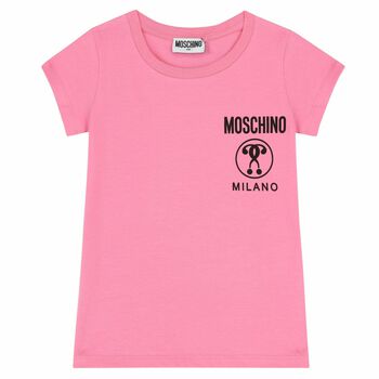 Girls Pink Logo T-Shirt