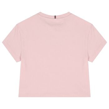 Girls Pink Logo T-Shirt