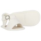 Baby Girls White Sandals, 1, hi-res
