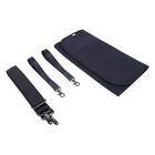 Navy Blue Logo Red Panda  Baby Changing Bag, 2, hi-res