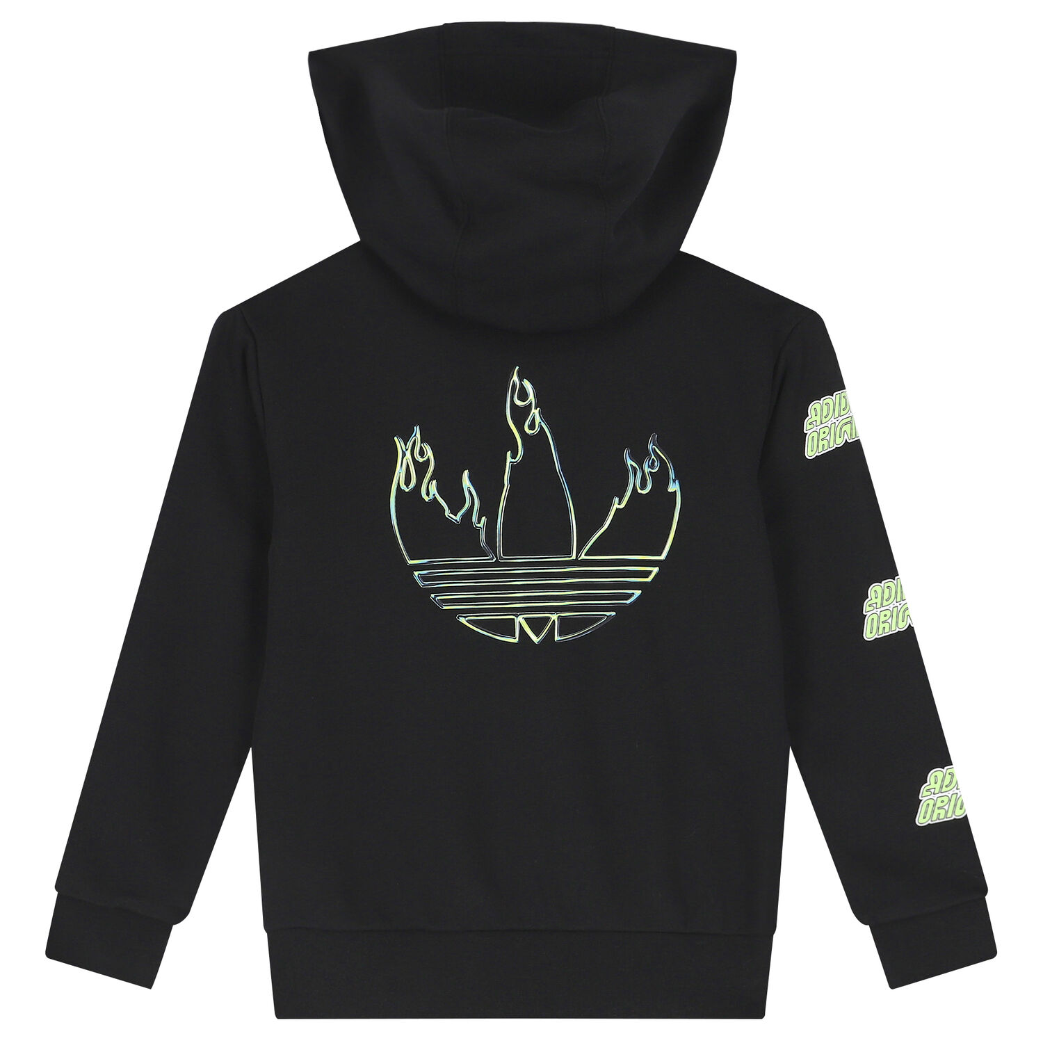 Black Logo Hooded Top, 1, hi-res