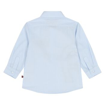 Younger Boys Blue Logo Shirt
