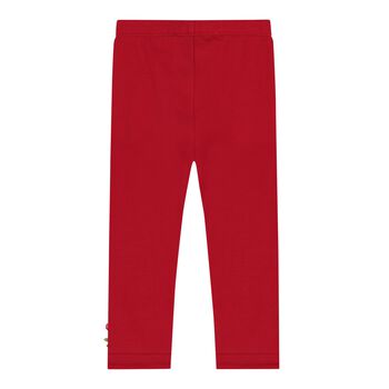 Younger Girls Red Leggings