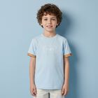 Boys Blue Logo T-Shirt, 1, hi-res
