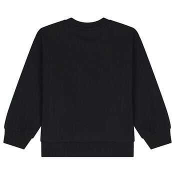 Boys Black Logo Sweatshirt