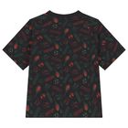 Black Disney Logo T-Shirt, 1, hi-res