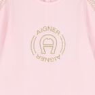 Baby Girls Pink Logo Babygrow, 3, hi-res