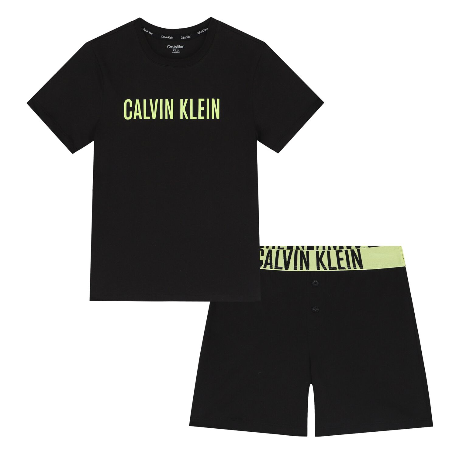 Boys Black Logo Pyjamas, 1, hi-res image number null