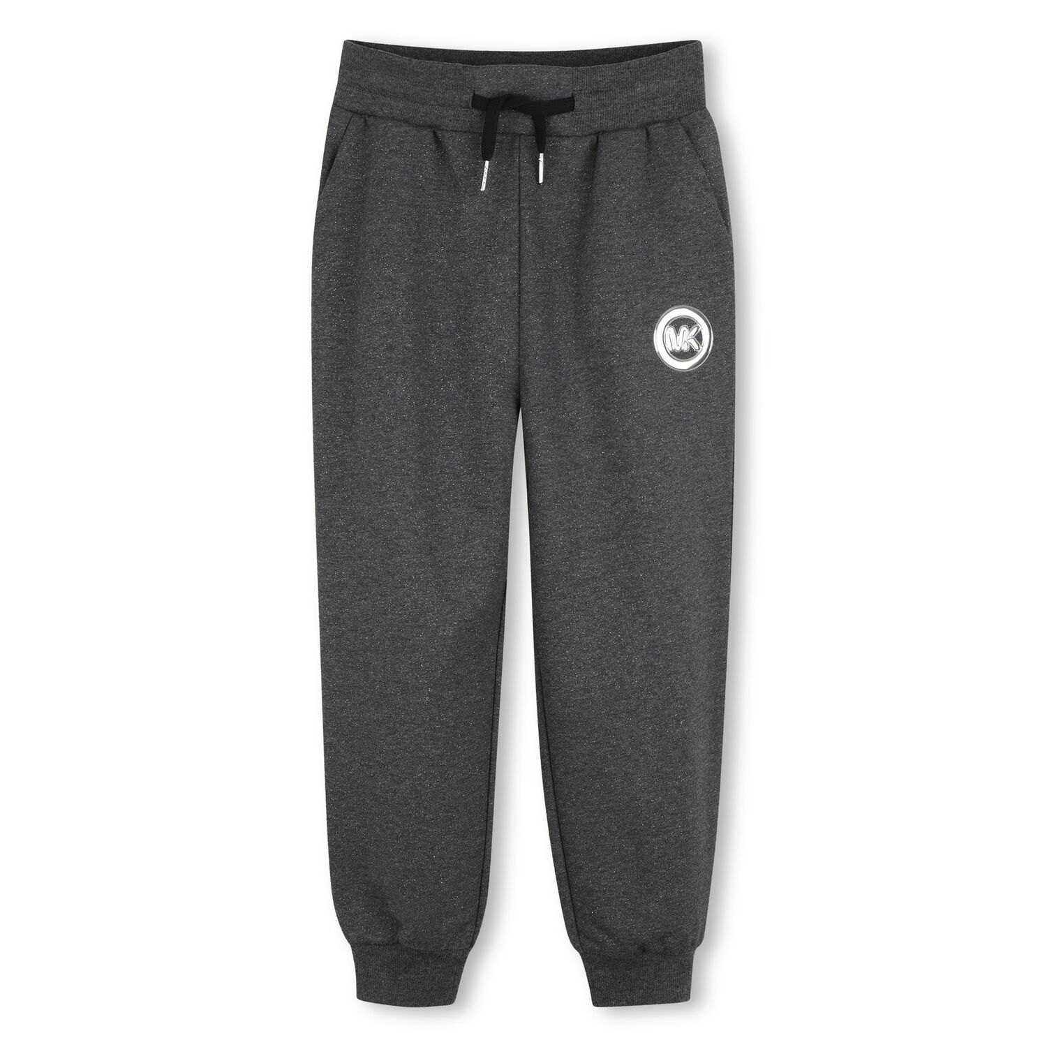 Girls Grey Logo Joggers, 1, hi-res