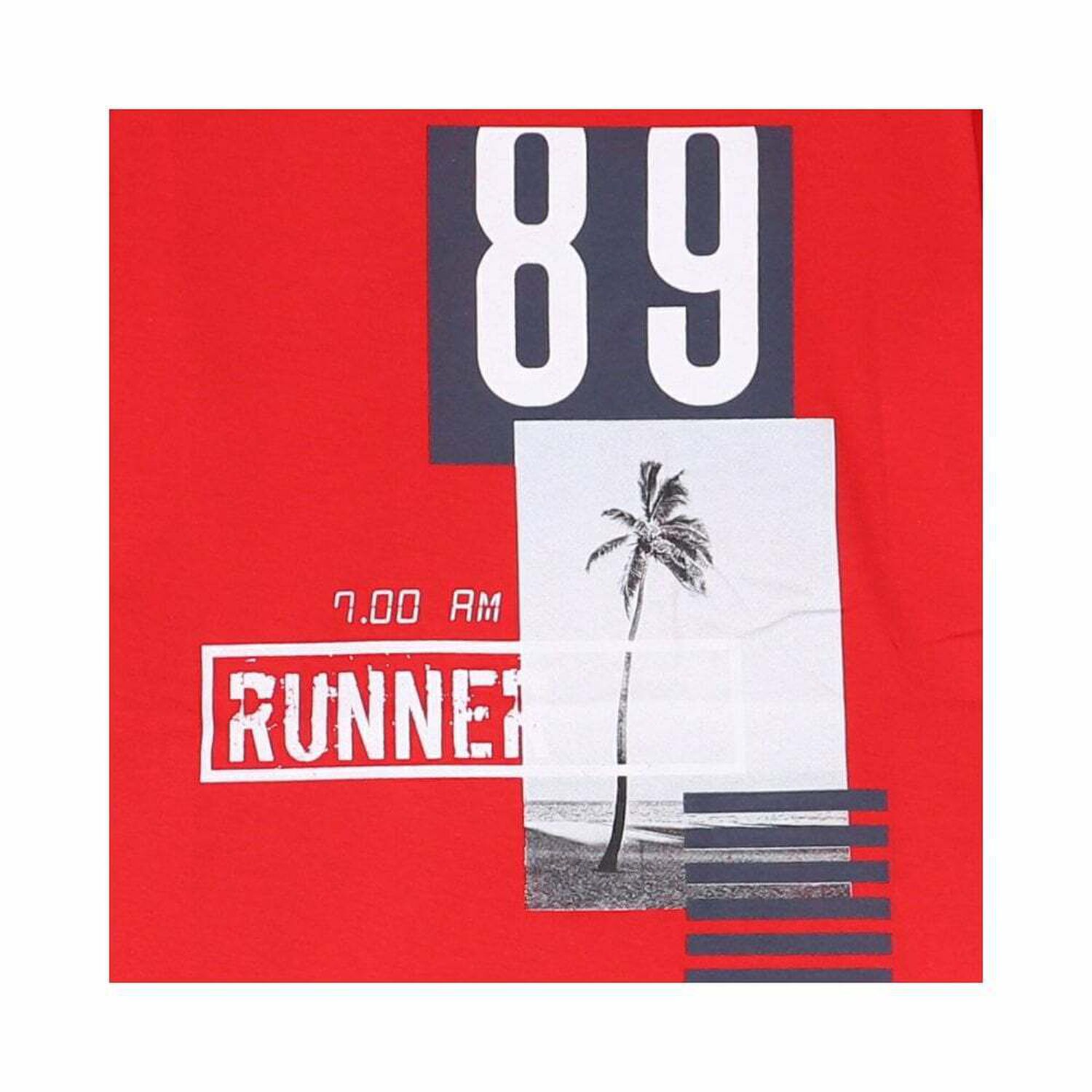 Boys Red Cotton T-shirt, 1, hi-res image number null