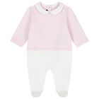 Baby Girls Pink & White Logo Babygrow Gift Set, 2, hi-res