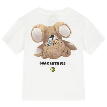 Boys White Logo T-Shirt