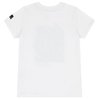 Boys White Logo T-Shirt
