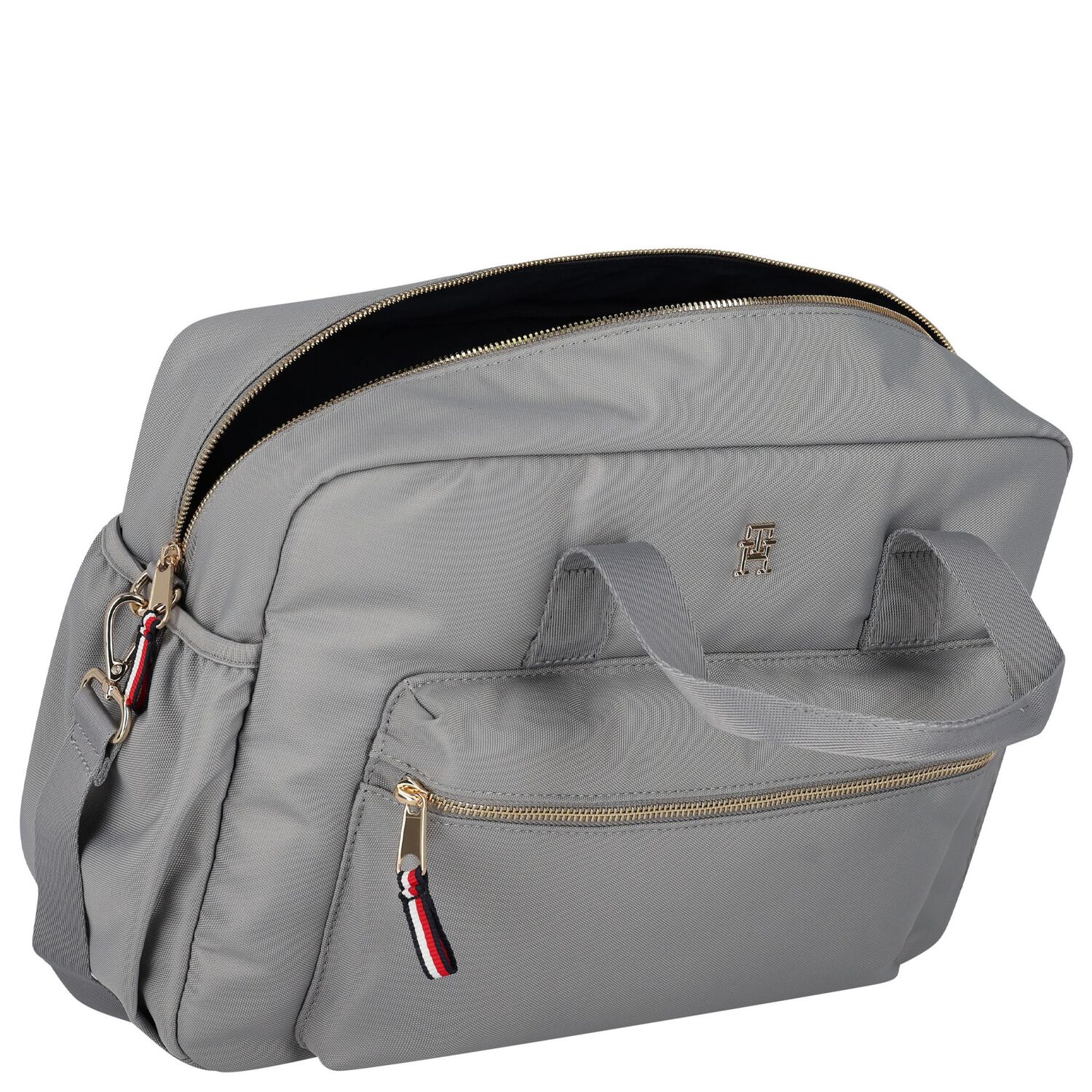 Grey Logo Baby Changing Bag, 3, hi-res