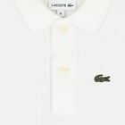 Boys White Logo Polo Shirt, 1, hi-res