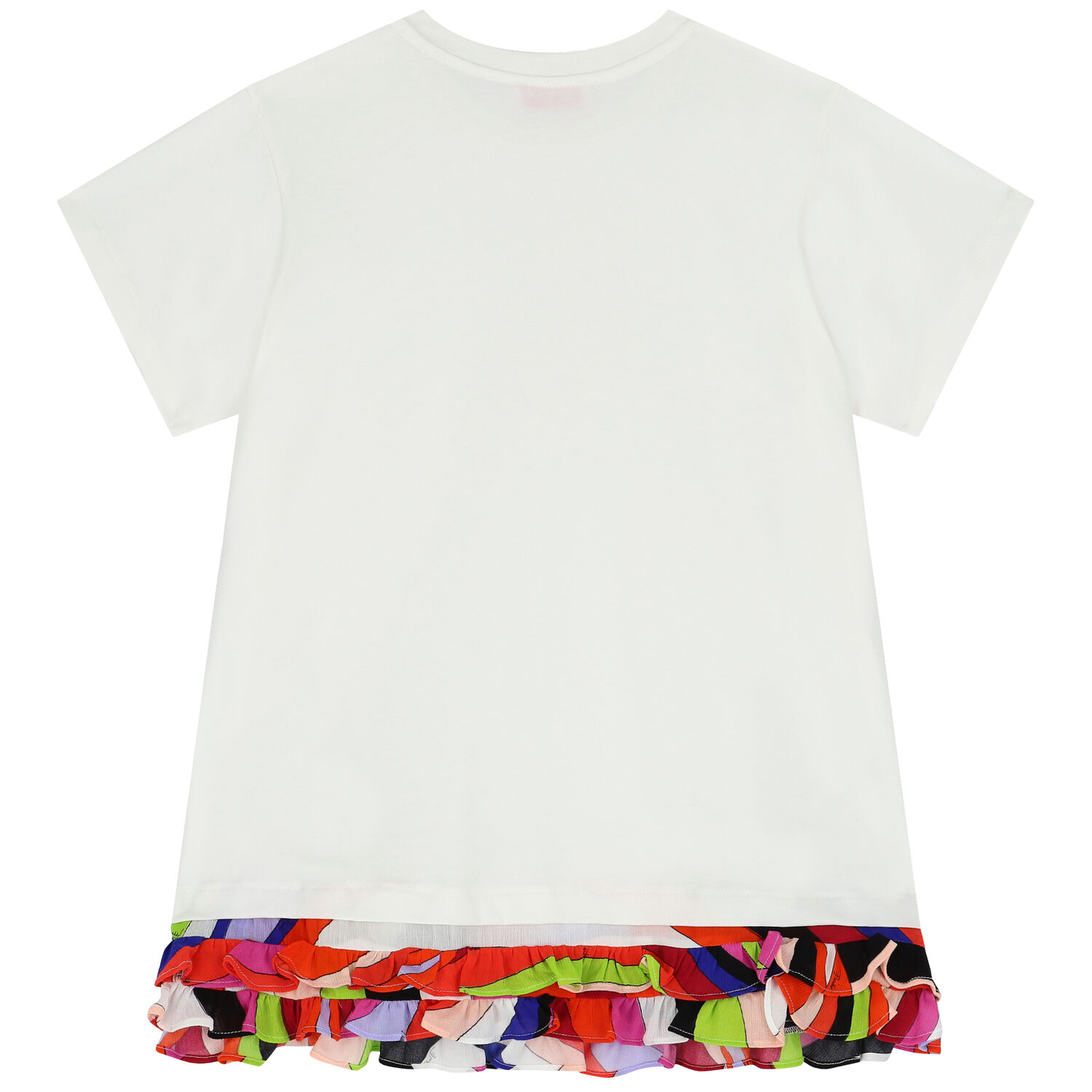 Girls Ivory Logo Dress, 1, hi-res image number null