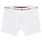Boys White & Navy Boxer Shorts, 2, hi-res
