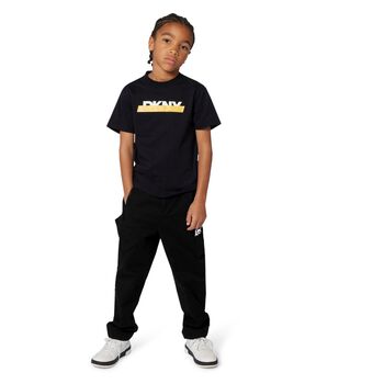Boys Black Logo T-Shirt