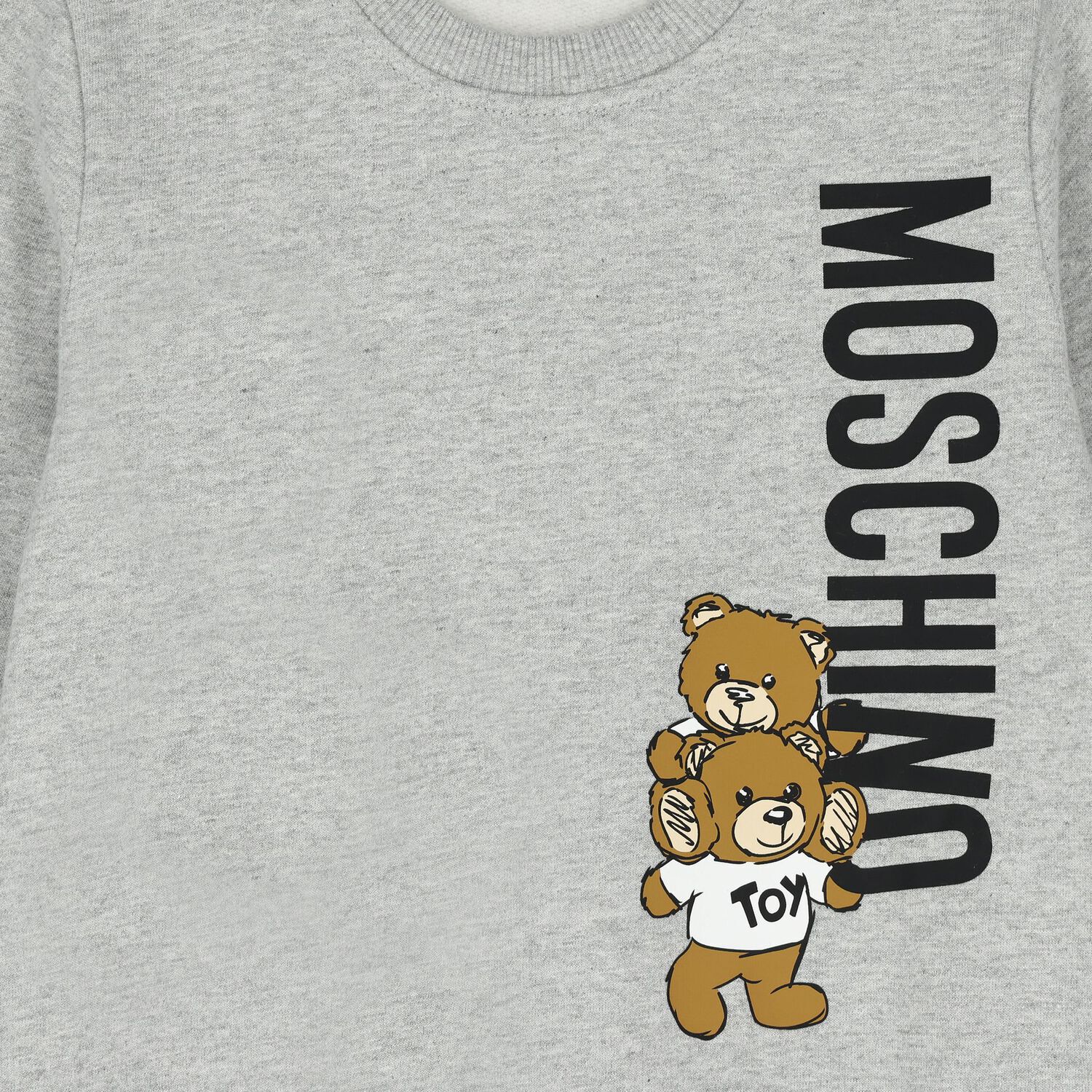 Grey Teddy Bear Logo Sweatshirt, 3, hi-res image number null
