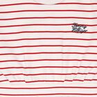 Girls Pink & Red Striped Logo Dress, 2, hi-res