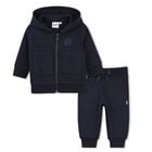 Younger Boys Mini Me Navy Blue Logo Tracksuit, 1, hi-res