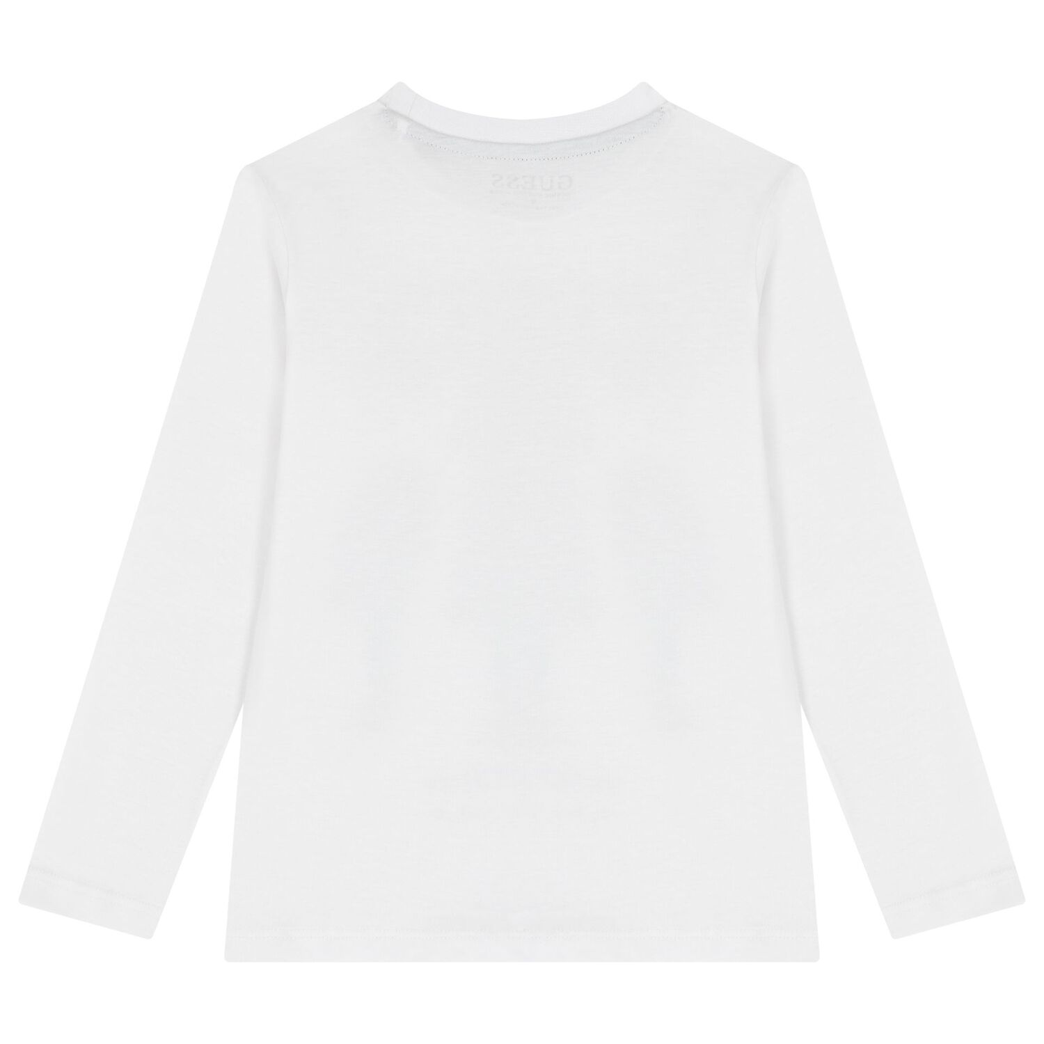 Boys White Teddy Bear Long Sleeve Top, 1, hi-res