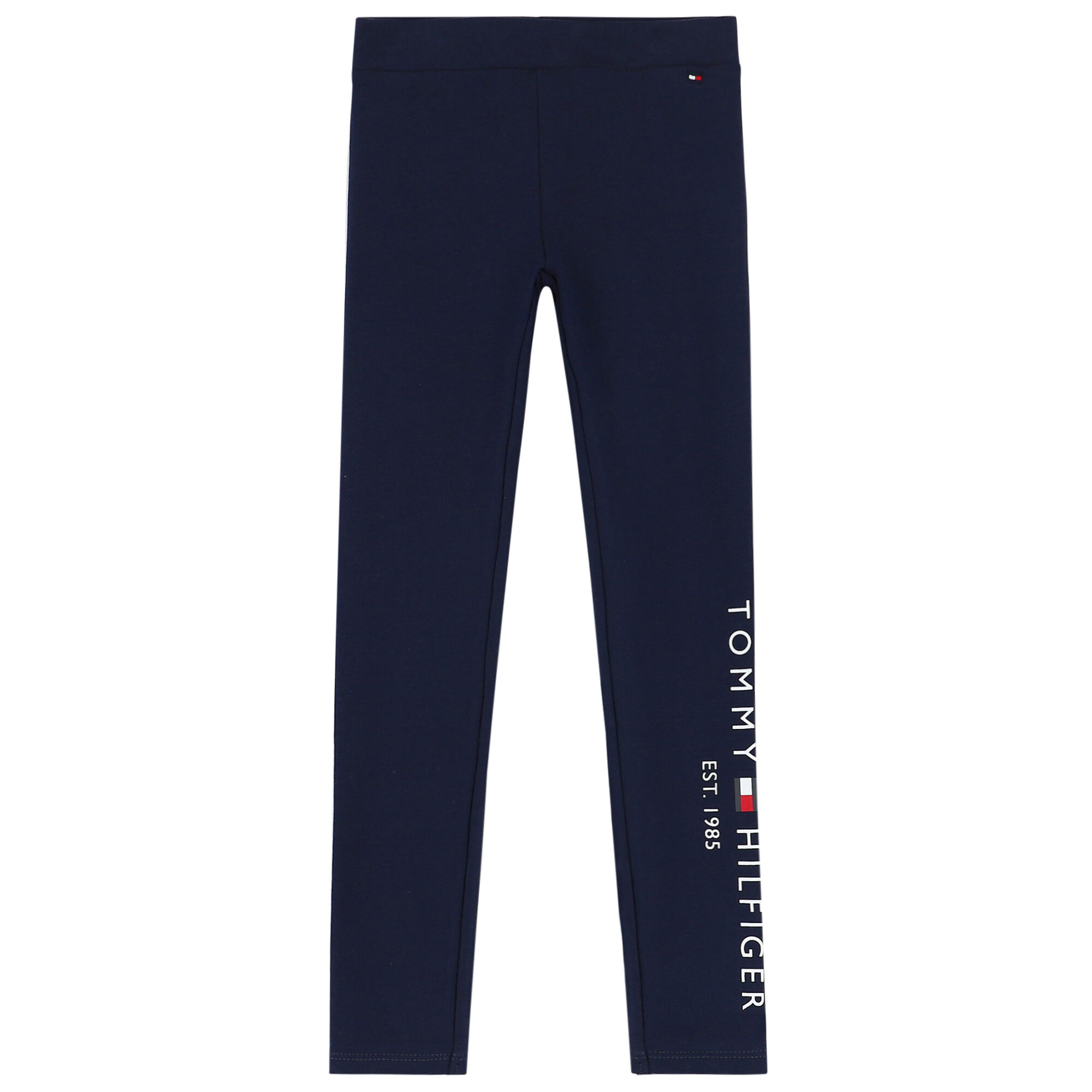 Tommy Hilfiger Girls Navy Logo Leggings Junior Couture USA