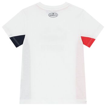 Boys White Logo T-Shirt