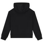 Black Teddy Bear Logo Hooded Top, 2, hi-res