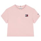Girls Pink Logo T-Shirt, 1, hi-res