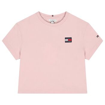 Girls Pink Logo T-Shirt