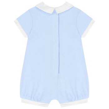 Baby Boys Blue Romper