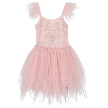 Girls Pink Tulle Dress