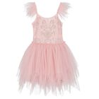 Girls Pink Tulle Dress, 1, hi-res