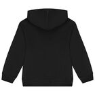 Black Teddy Bear Logo Hooded Top, 3, hi-res