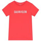 تيشيرت بنات بالشعار باللون الوردي والأبيض ( قطعتين), 1, hi-res