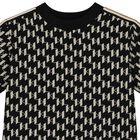 تيشيرت أولاد بالشعار باللون الأسود, 1, hi-res