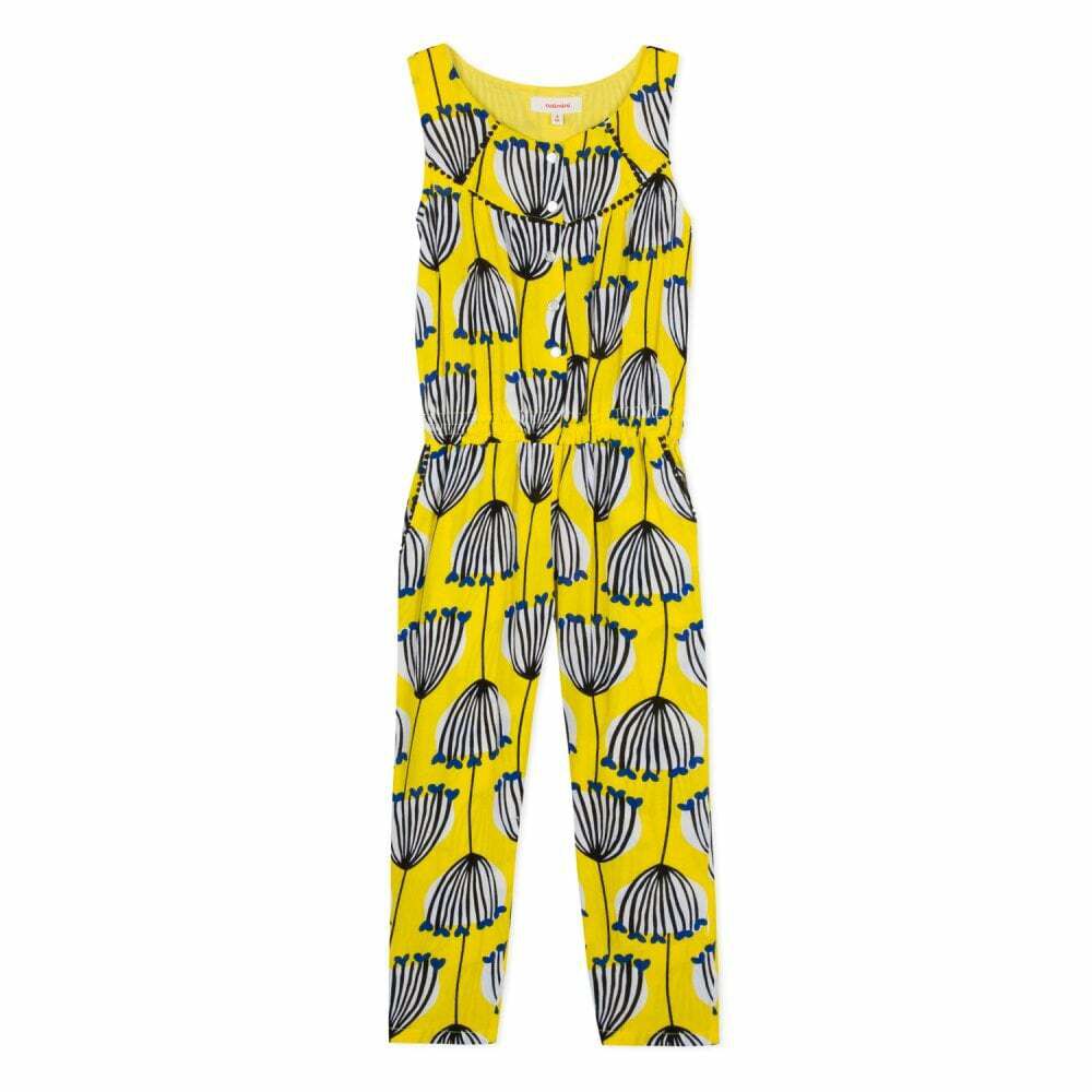 Girls yellow jumpsuit hot sale