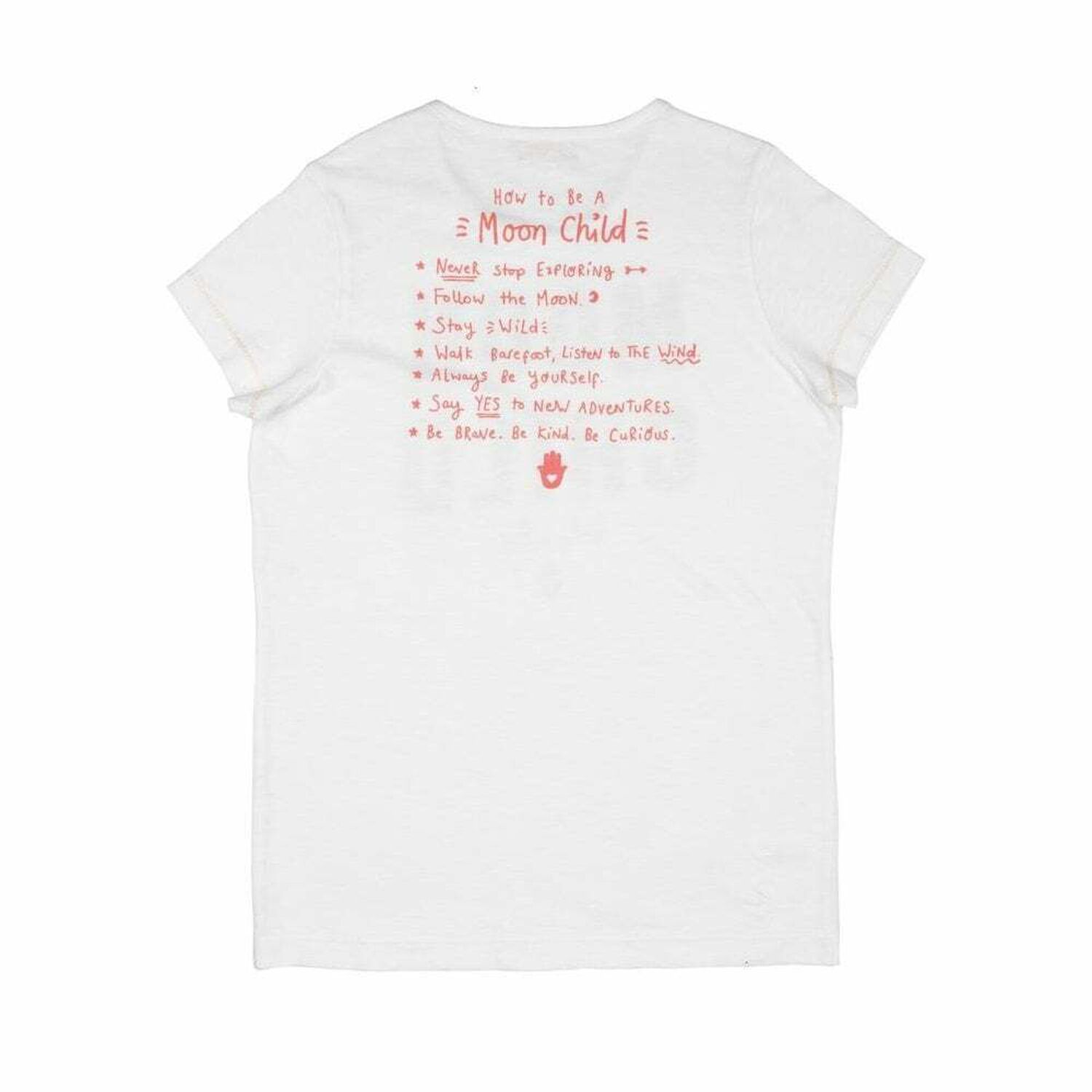 Girls White Slogan T-Shirt, 1, hi-res image number null