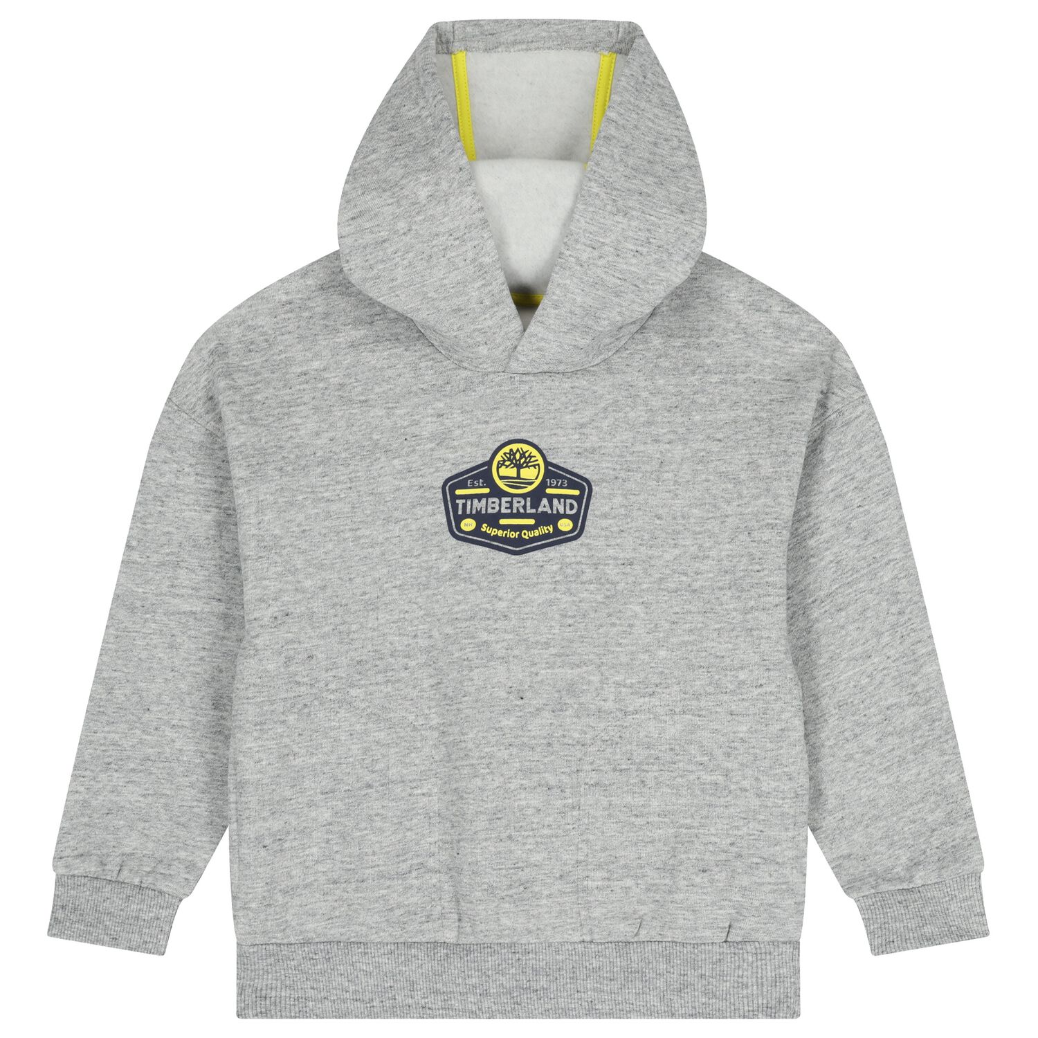 Boys Grey Logo Hooded Top, 1, hi-res image number null