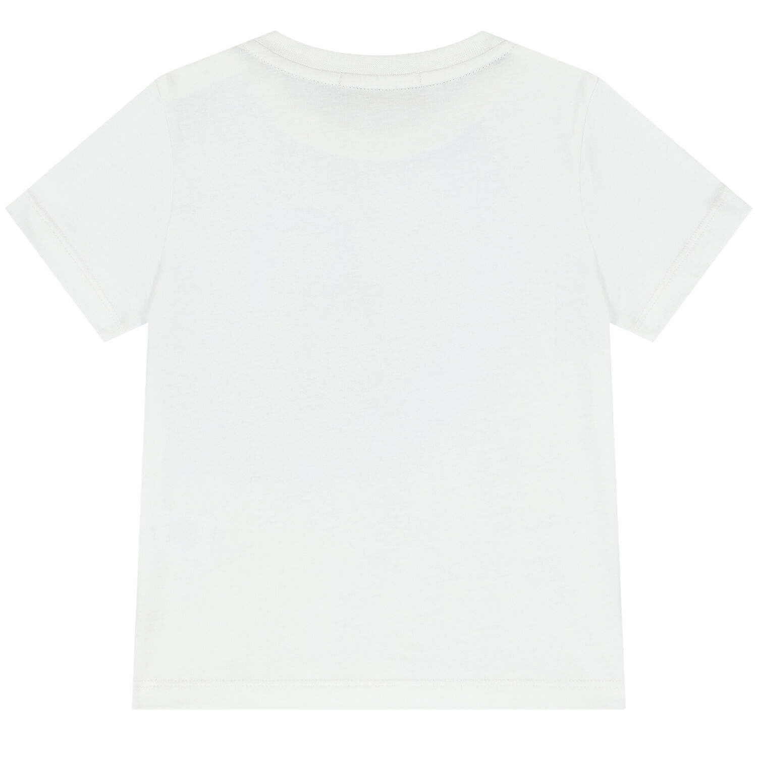 Younger Boys White Logo T-Shirt, 1, hi-res image number null