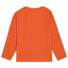 Boys Orange Long Sleeve Top, 1, hi-res