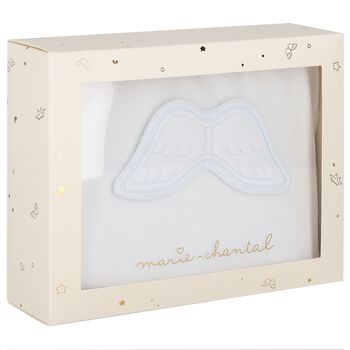 أفرول  مخملي بطبعة اجنحة باللون الأزرق للأولاد الصغار  , 1 أفرول  مخملي بطبعة اجنحة باللون الأزرق للأولاد الصغار