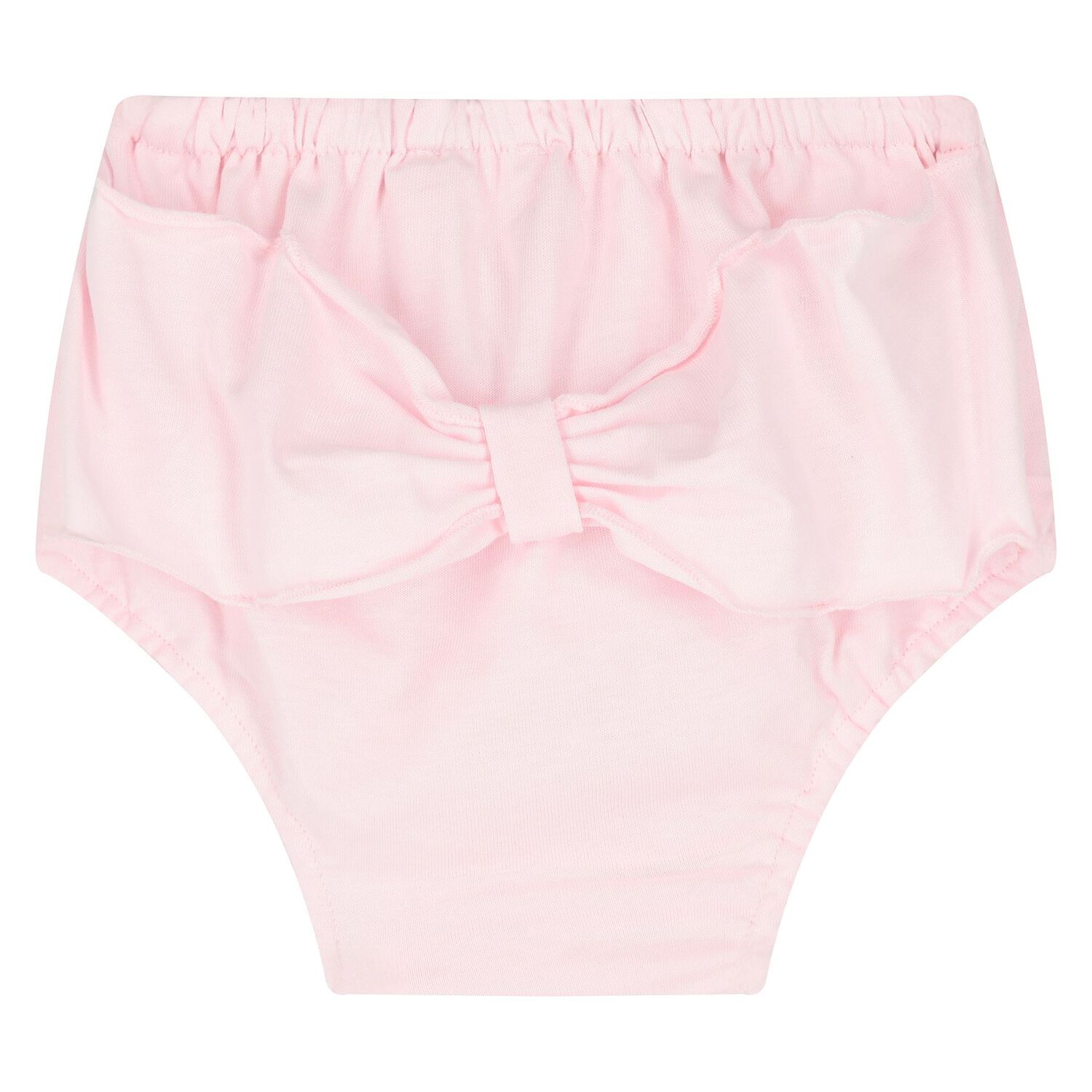 طقم فستان بنات بالشعار باللون الوردى , 1, hi-res