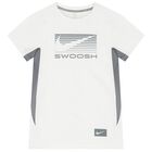 Boys White & Grey Logo T-Shirt, 2, hi-res