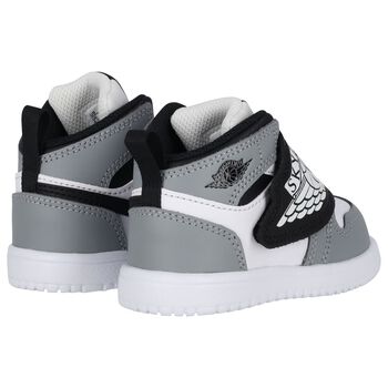 Black, Grey & White Sky Jordan 1 Trainers