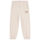 Girls Beige Teddy Bear Tracksuit, 1, hi-res