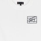 Boys White Logo T-Shirt, 3, hi-res