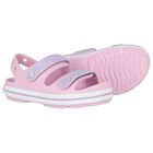 Girls Pink Crocband Sandals, 1, hi-res
